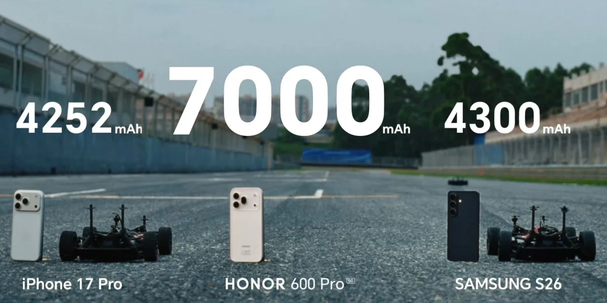 Szokatlan teszttel üzent a riválisoknak a Honor: a 600-as modell akkumulátora egy RC-autóban is lenyomta az iPhone 17 Prót és a Galaxy S26-ot